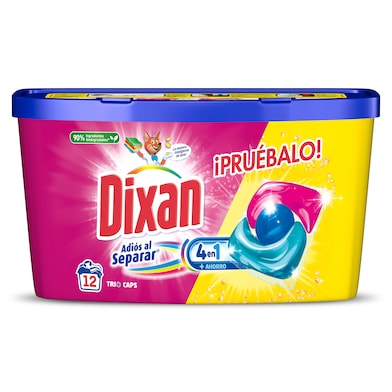 Detergente en cápsulas Dixan 12 lavados-0