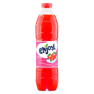 Refresco de fresa sin gas Enjoy 1.5 L-0