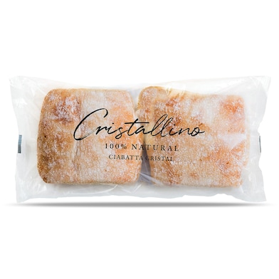 Chapata de cristal 2 unidades Cristallino 190 g-0