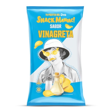 Patatas fritas sabor vinagreta Dia Snack Maniac 130 g-0