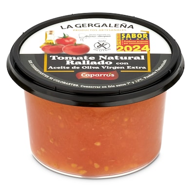 Tomate rallado natural con aceite de oliva La gergaleña 200 g-0