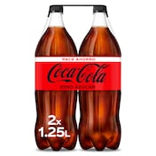 Coca-Cola zero azúcar 2 x 1.25 L