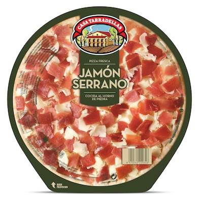 Pizza jamón serrano Casa Tarradellas 390 g-0