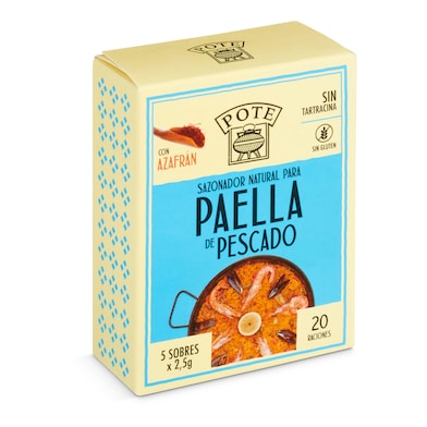 Sazonador para paella de pescado Pote 12.5 g-0