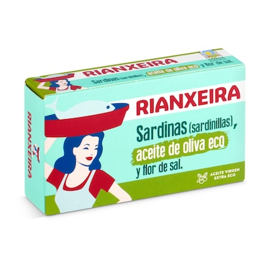Sardinas en aceite de oliva eco Rianxeira 57 g-0