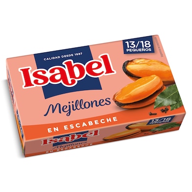 Mejillones en escabeche 13/18 piezas Isabel 69 g-0