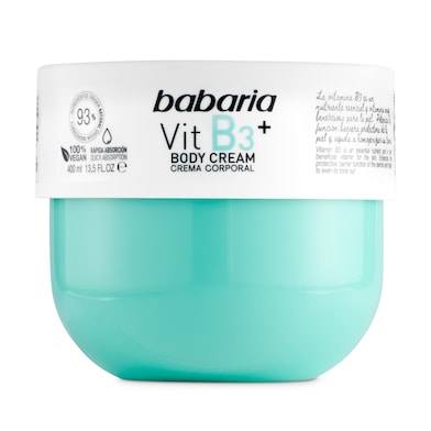Crema corporal vitamina b3 Babaria 400 ml-0