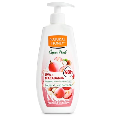 Loción corporal uva y macadamia Natural Honey 400 ml-0