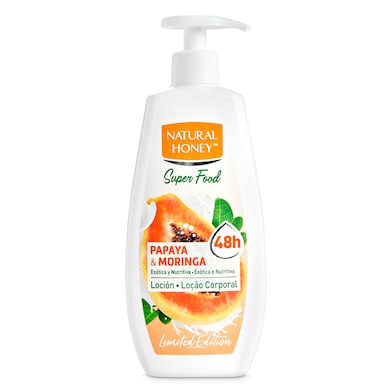 Loción corporal papaya y moringa Natural Honey 400 ml-0