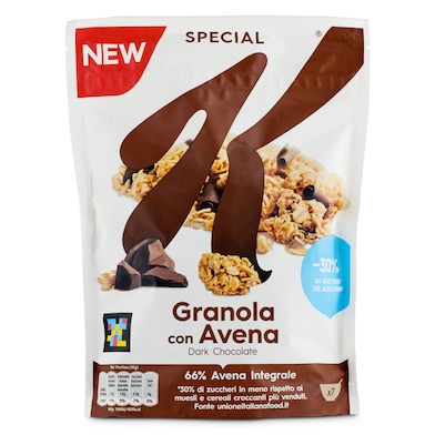 Cereales granola de avena con chocolate negro Kellogg's Special K 320 g-0