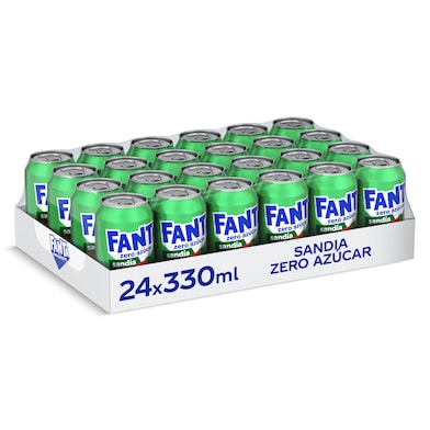 Fanta de sandía zero pack 24 x 330 ml-0