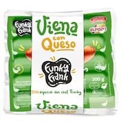 Salchichas Viena con queso Dia Funky Frank 3 x 200 g