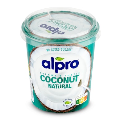 Postre vegetal de coco natural Alpro 350 g-0