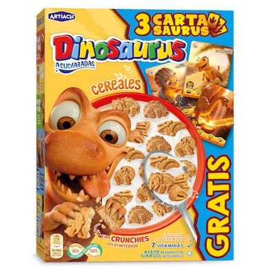 Galletas a cucharadas con cereales y vitaminas Artiach Dinosaurus 320 g-0