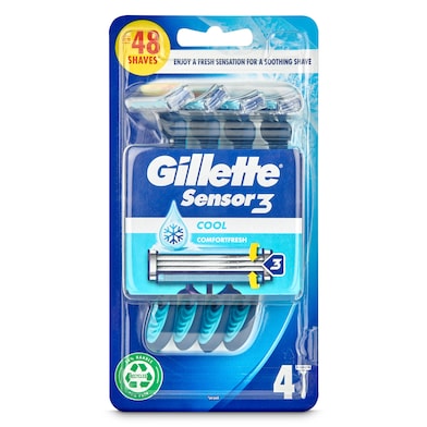 Maquinilla de afeitar desechable Gillette 4 unidades-0