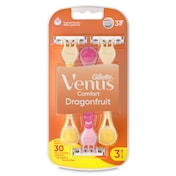 Maquinilla depilación dragonfruit Gillette Venus 3 unidades