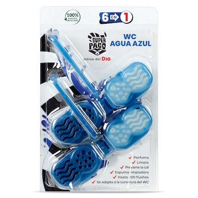 Colgador WC azul Dia Super Paco 2 unidades-0