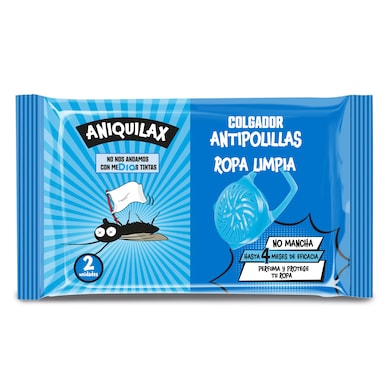 Colgador antipolillas ropa limpia Dia Aniquilax 2 unidades-0