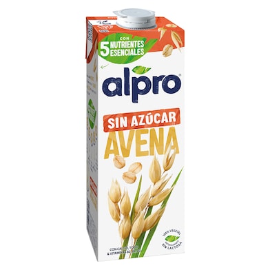 Bebida de avena sin azúcar Alpro 1 L-0