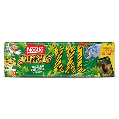 Chocolate con leche y galleta XXL Nestlé Jungly 235 g-0