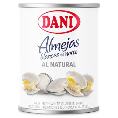 Almejas blancas del norte al natural Dani 90 g-0