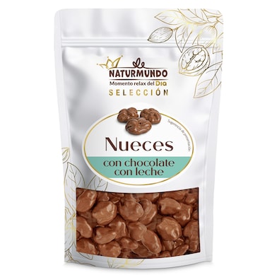 Nueces recubiertas con chocolate con leche Dia Naturmundo 150 g-0 Nueces recubiertas con chocolate con leche Dia Naturmundo 150 g-0