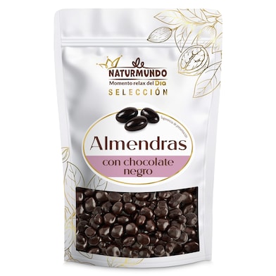 Almendras recubiertas con chocolate negro Dia Naturmundo 180 g-0 Almendras recubiertas con chocolate negro Dia Naturmundo 180 g-0