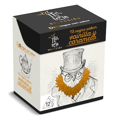 Té negro sabor vainilla y caramelo Dia Tetería 12 unidades-0