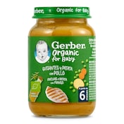 Puré de guisantes con patata y pollo Gerber 190 g