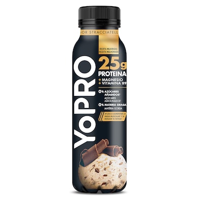 Bebida con proteínas sabor stracciatella Yopro 300 g-0