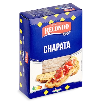 Pan chapata rústica Recondo 180 g-0