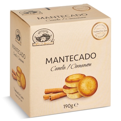 Mantecados de canela La flor de Antequera 190 g-0 Mantecados de canela La flor de Antequera 190 g-0
