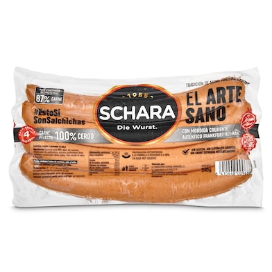 Salchichas Frankfurt artesanas Schara 340 g-0