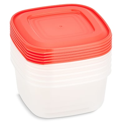 Recipiente de plástico 600 ml set 5-0