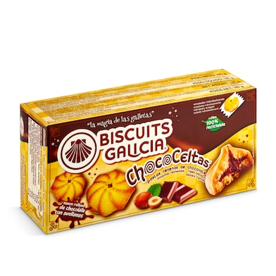 Galletas rellenas con chocolate Biscuits Galicia 185 g-0