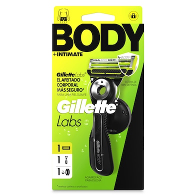 Maquinilla de afeitar body intimate Gillette Labs 1 unidad-0 Maquinilla de afeitar body intimate Gillette Labs 1 unidad-0
