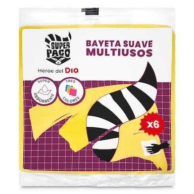 Bayetas suaves Dia Super Paco 6 unidades-0