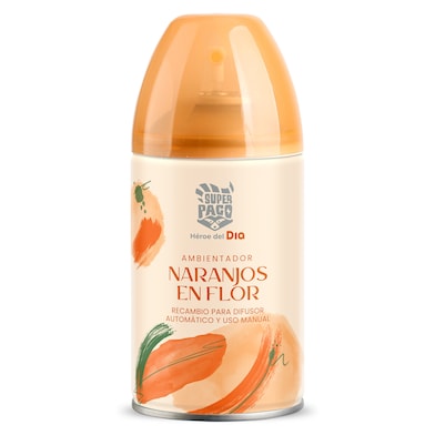 Ambientador y recambio automático naranjos en flor Dia Super Paco 250 ml-0