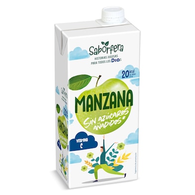 Bebida de zumo de manzana sin azúcares añadidos Dia Saborfera 1 L-0
