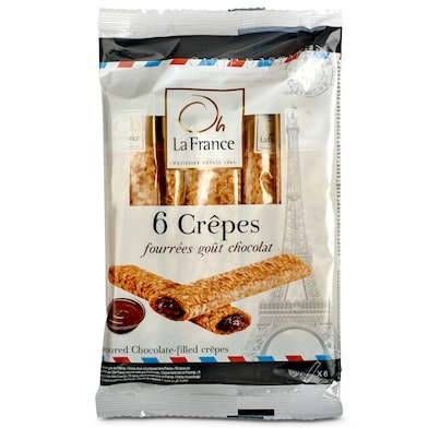Crêpes rellenos de cacao Oh la france 192 g-0