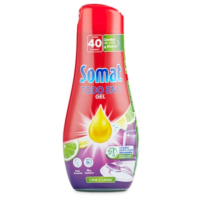 Gel para lavavajillas Somat 40 lavados 640 ml-0