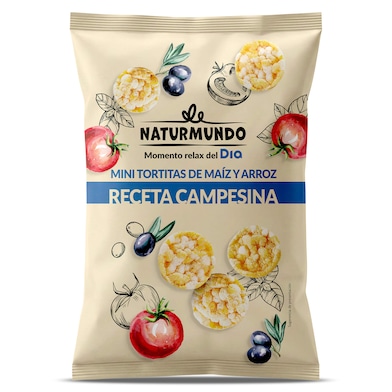 Mini tortitas sabor campesina Dia Naturmundo 75 g-0
