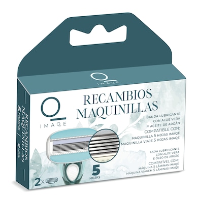 Recambio maquinilla de depilación 5 hojas Dia Imaqe 2 unidades-0