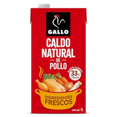 Caldo de pollo Gallo 1 L-0
