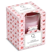 Vela perfumada nata y fresa Dia Imaqe caja 1 unidad