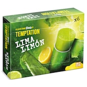 Polos sabor tropical lima-limón Dia Temptation 6 x 112 g