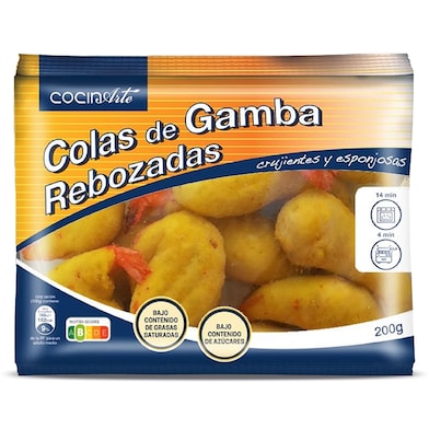 Colas de gamba rebozadas Cocinarte 200 g-0