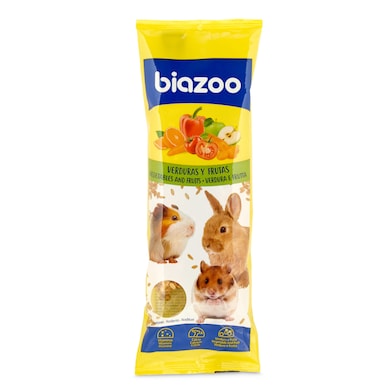 Barritas para roedores de verdura y fruta Biozoo spray 112 g-0