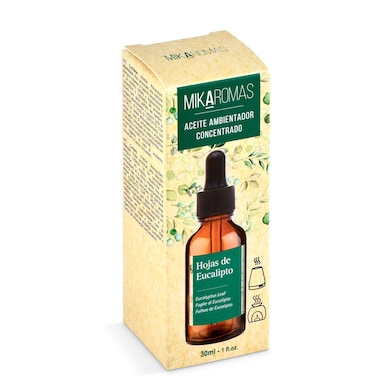 Aceite ambientador concentrado de eucalipto Mikaromas frasco 30 ml-0