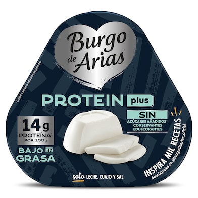 Queso fresco protein plus Burgo de Arias 3 x 70 g-0
